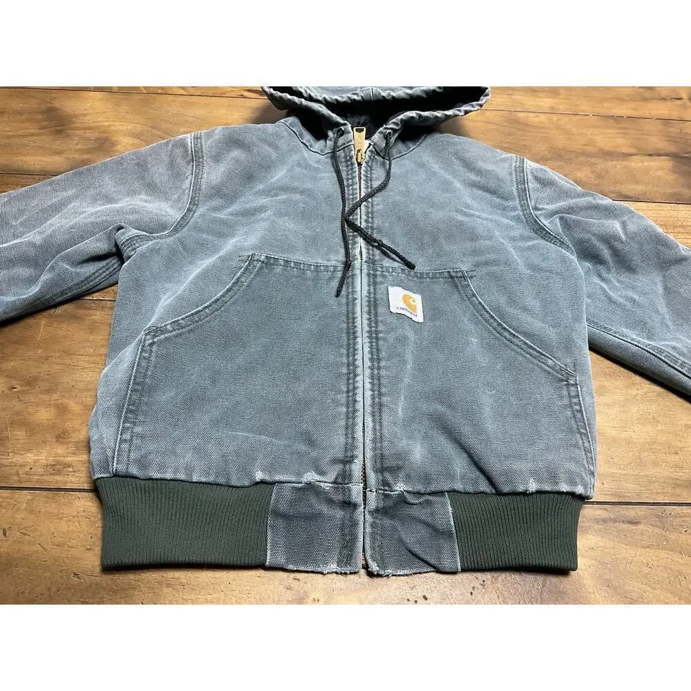 Vintage Carhartt Green Youth Small Distressed JQ643